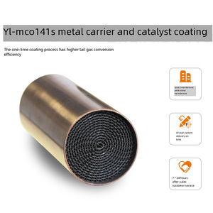 Convertitore Catalitico a Prezzo di Fabbrica, Alto Flusso, Euro 4, Euro 5, Euro 6, Conforme OBDII, Substrato Metallico, Catalizzatore a Nido d'Ape - Product Image 4