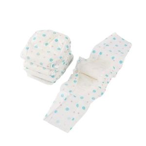 Couche jetable pour animaux de compagnie avec film PE pour chiens mâles - Protection contre les fuites et super absorbante - Product Image 1