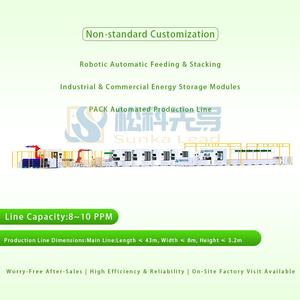 Línea de Producción de Módulos de Almacenamiento de Energía Industrial y Comercial SUNKA LEAD, Robótica, Semi-Automática, 8-10 Piezas por Minuto - Product Image 4
