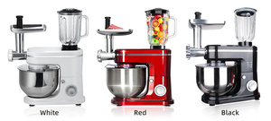 Robot da Cucina Multifunzione 3-in-1 Elettrico da 6L, 1000W, per Casa e Commerciale, Impastatrice, Frullatore, Tritacarne, Estrattore di Succo Incluso - Product Image 2