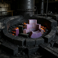 Brique réfractaire en alumine-chrome-zircone de qualité industrielle, 25 % de Cr2O3, pour zone haute température de réacteur à noire de carbone