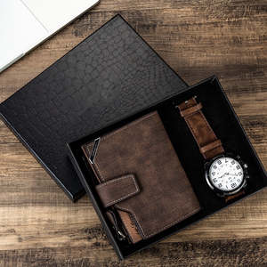 IStapromo Cadeaux En Gros Ensemble Combinaison Créative Homme Affaires Coffret Cadeau Portefeuille Ceinture Lunettes Montre - Meilleures Ventes - Product Image 3