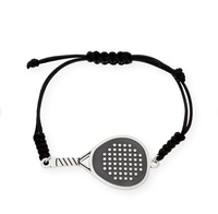Bracelet réglable en acier inoxydable pour raquette de padel, corde de tennis, cadeau pour les amateurs de sport personnalisé, bracelets porte-bonheur à la mode en or