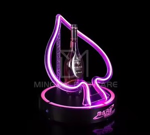 Único LED Loop Design exclusivo Champagne Display club/Night Club VIP Wine display stand Botella Presentador Glorificado - Product Image 3