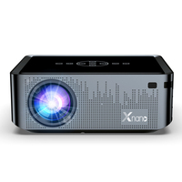 X1 PRO 4K Mini projecteur LED DLP 1080p Smart Android Wifi BT Quad Core projecteurs de téléphone portable pour Home cinéma/extérieur/réunion
