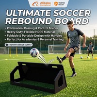 Panneau de rebond pour le football, équipement d'entraînement au passage et au tir, mur de rebond portable pour la pratique et l'entraînement au football