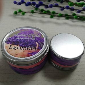 Vente en gros bougie parfumée personnalisée dans un récipient à bougie en étain <span class=keywords><strong>avec</strong></span> couvercle pour fête - Product Image 3