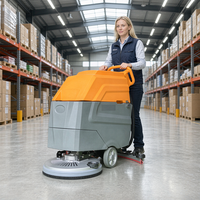 Autolaveuse autoportée avec grand réservoir de 55L/65L et autonomie longue durée (2-4h) – Nettoyeur électrique pour le nettoyage des grands sols