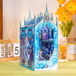 ARTYIMO Creative DIY Book Nook Frozen Legend Modello 3D in Legno Regalo Puzzle Stile Cartone Animato Giocattoli Educativi Prodotto a Shanghai Confezione Inclusa - Product Image 2