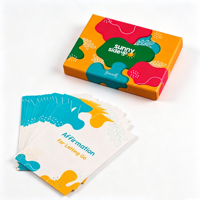 Cartes de tarot portables en papier écologique personnalisées avec logo, cartes d'affirmation – Prototypes d'impression personnalisée