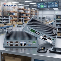 Mini PC industriel sans ventilateur avec plusieurs ports LAN Gigabit Ethernet pour l'automatisation des entrepôts