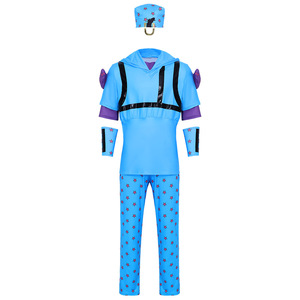 Disfraz de Jojo's Bizarre Adventure Johnny, disfraz de cosplay con patrón de estrella azul, disfraz de juego de rol de Anime para adultos - Product Image 1