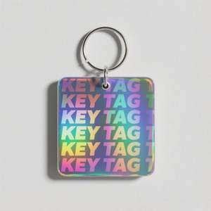 3d UV Sticker Metal Nickel Stickers Holographic Security Sticker for Laptop Vinyl Hologram Paper Custom China Hot Selling Accept - Product Image 3