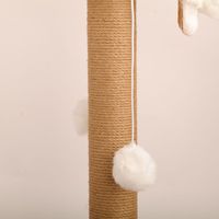 Poteau à gratter en corde de sisal naturel Tour d'escalade écologique pour chat Jouets multicouches pour chat Planche à gratter pour chat Jouet pour animaux de compagnie
