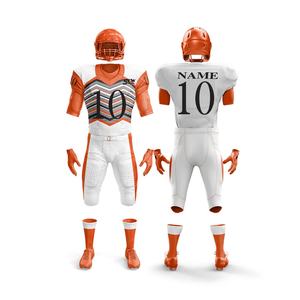 カスタムアメリカンフットボールラグビーガウン競技用ジャージ半袖トレーニングチームユニフォームデジタルプリント伸縮性ウエストスポーツウェア - Product Image 2