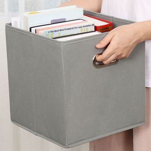 Panier de rangement pliable en tissu, organiseur pour vêtements sales, panier à linge avec poignées - Product Image 3