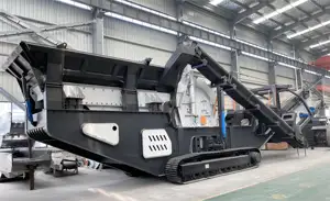 100tph Mobile Stone Crushing Plant Mobile Jaw Impact Crusher Line Track Mounted Impact Crusher With Vibrating Screen