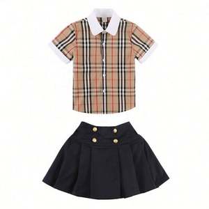 Chemisier à manches courtes pour la maternelle, vêtements d'été pour garçons et filles, conception de l'uniforme de votre école primaire - Product Image 6