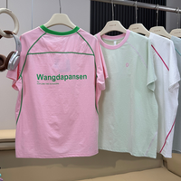 T-shirt de cyclisme à manches courtes à séchage rapide pour couple, style montagne, color block, couche de base
