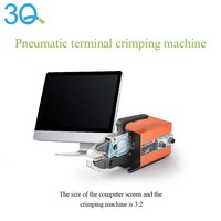 Machine à sertir pneumatique tubulaire semi-automatique portable 3Q pour câbles à terminaison unique, modèle 3Q-AM-10