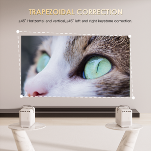 Proyección LED de 1080P Nítida como Cristal con Decodificación de Video 4K Android 14, Cine en Casa Portátil para Películas y Juegos, Altavoces Integrados - Product Image 4