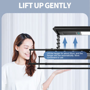 Sèche-linge chauffant électrique intelligent Application domestique Tuyasmart réglable Support mural pour plafond Étendoir à linge Singapour - Product Image 5