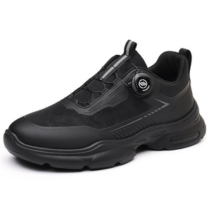 Chaussures de randonnée d'hiver pour hommes, bout rond, tige synthétique, doublure en fausse fourrure, semelle extérieure en caoutchouc, semelle intermédiaire en EVA, semelle épaisse isolante, pour l'extérieur - Product Image 5