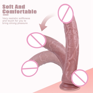 Extra große 11.4 in realistische <span class=keywords><strong>XXXL</strong></span> Penis Soft <span class=keywords><strong>Adult</strong></span> Masturbation Sexspielzeug für Frau Vaginal Anal Stimulation Pene Dildo - Product Image 5