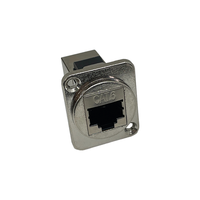 8P8C Adaptateur réseau Prise Cat5e Cat6 Rj45 Jack trapézoïdal Jack modulaire Connecteur droit Répartiteur Rj45 Connecteur adaptateur Rj45