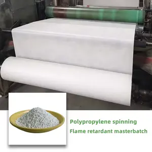 Pp Polypropyleen Chemische Polymeren Spinnen Brandwerendheid Masterbatch Pp Vezel Spinnen Plastic Korrels
