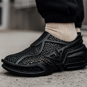 Chaussures de marche lumineuses personnalisées OEM imprimées en 3D, style chunky, à enfiler, tendance mode, en maille respirante, légères, en TPU, toutes saisons - Product Image 2