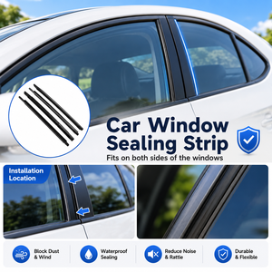 Tira de Sellado de Fieltro para Ventana de Puerta de Vehículo Chevrolet Lova, Puerta Trasera Izquierda, 2006 2007 2008 <span class=keywords><strong>2009</strong></span> 2010 2011 Sedán 12345678C - Product Image 3