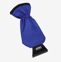 Gant de grattoir de fenêtre de voiture à prise chaude imperméable imprimé outil de nettoyage de glace de déneigement pour cadeau promotionnel d'affaires de glace de neige