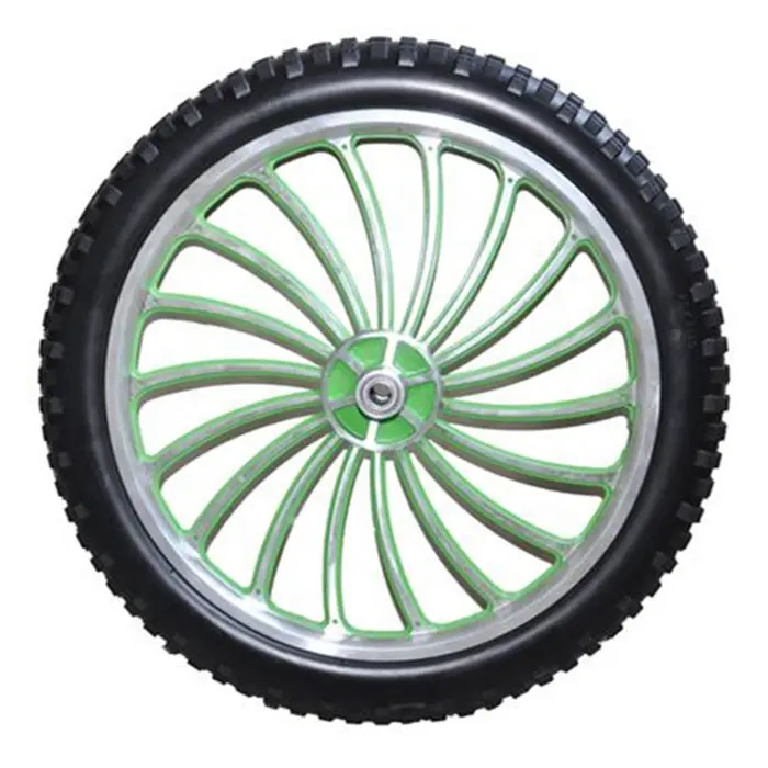 Solid Bicycle rubber PU foam filled 16x2.125 20x2.125 aluminium alloy wheel bike wheel for bikes