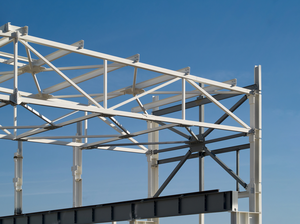 Maison d'entrepôt résistante au vent Colonne structurelle Arche en acier brute Structure métallique pour hangars - Product Image 6