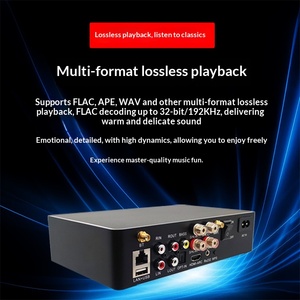 Lecteur <span class=keywords><strong>WiFi</strong></span> Multifonctionnel Professionnel Transfrontalier pour Usage Domestique avec Amplificateur Hi-Fi 2.1 Canaux Intégré de Qualité Audiophile - Product Image 2