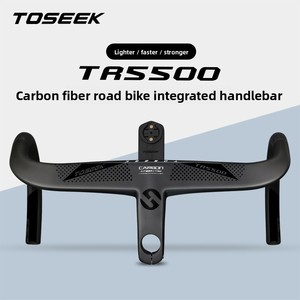 <span class=keywords><strong>Manillar</strong></span> Integrado de Carbono para Carretera <span class=keywords><strong>TOSEEK</strong></span> TR5500, <span class=keywords><strong>Manillar</strong></span> de Carbono de 28.6 mm con Soporte para Ciclocomputador, Accesorios para Bicicleta - Product Image 5