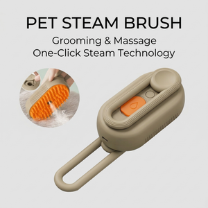 Cepillo de Vapor para Gatos y Perros, Removedor de Pelo, Cepillo con Spray para Gatos para Masaje de Mascotas - Product Image 1