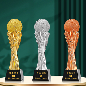 Medalla de baloncesto profesional Shanchen y placas de trofeos Figuras De Trofeos Sports Cup Award Trofeos Basketball World Trophy - Product Image 3
