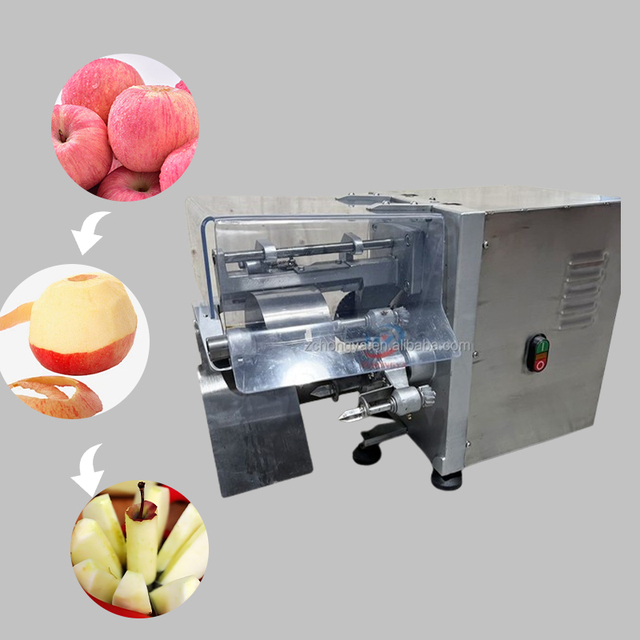 Industrial Electric Apple Corer and Slicer Machine Apple Peeling Machine Apple Core Removing Machine