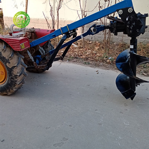 High productivity small steel tree pit excavator / excavator PTO driven screw pile driver tree planting machine - Product Image 4