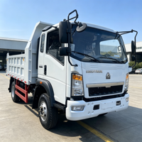 Camion à benne basculante 4x2 à faible consommation de carburant avec pneus durables et suspension renforcée pour les opérations de transport sur routes montagneuses complexes