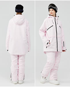 2024 chaqueta de esquí para hombre impermeable OEM personalizable transpirable Snowboard traje de talla grande ropa de invierno para niños y niñas - Product Image 5