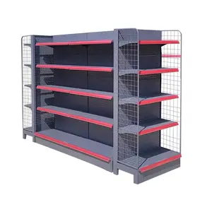 Custom supermarket shelves retail display gondola shelving rack for shop pharmacy shelves grocery store super market racks