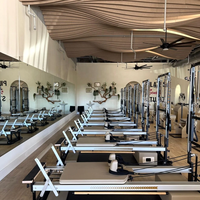 Machine de Pilates Reformer Professionnelle en Aluminium de Haute Qualité avec Tour pour Studio Commercial et Fitness