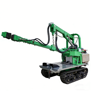 Máquina Vibratoria para Sacudir Árboles Frutales Montada sobre Orugas para la Recolección de Frutas en Huertos - Product Image 3