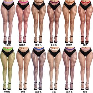 Collants Sexy en résille pour femmes, Lingerie en Nylon, collants en résille, pour boîte de nuit, grande taille - Product Image 2