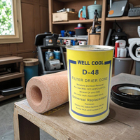 Filtre déshydrateur universel standard D48, cartouche de déshydratant de remplacement pour pièces de réfrigération, filtre de système de climatisation, coque de filtre