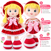 Peluche personnalisée, poupée en tissu, princesse, animaux en peluche, peluches en laine, robe pour filles, cadeau, boutique, fournitures