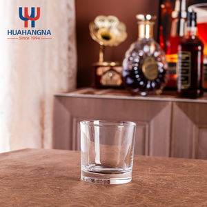 أكواب ويسكي وسكوتش زجاجية شفافة بقاعدة ثقيلة مزدوجة الطبقات سعة 330 مل (11 أونصة) للبار والكوكتيلات، متوفرة بالجملة وحسب الطلب - Product Image 5